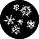 Rosco Standard Size B Steel Gobo 77772 Snowflakes