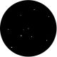 Rosco Standard Steel Size B Gobo 77851 Realistic Stars
