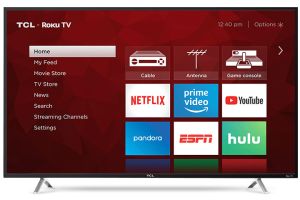 TLC 55" UHD roku smart tv 