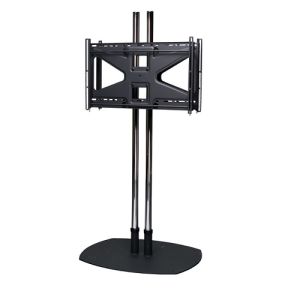 7' Dual Pole TV Floor Stand w/ Mounting Brackets